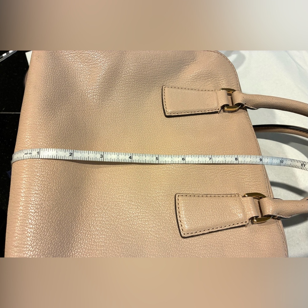 Michael Kors Double Zip Satchel  Crossbody And Double Handle Beige - Picture 12 of 16